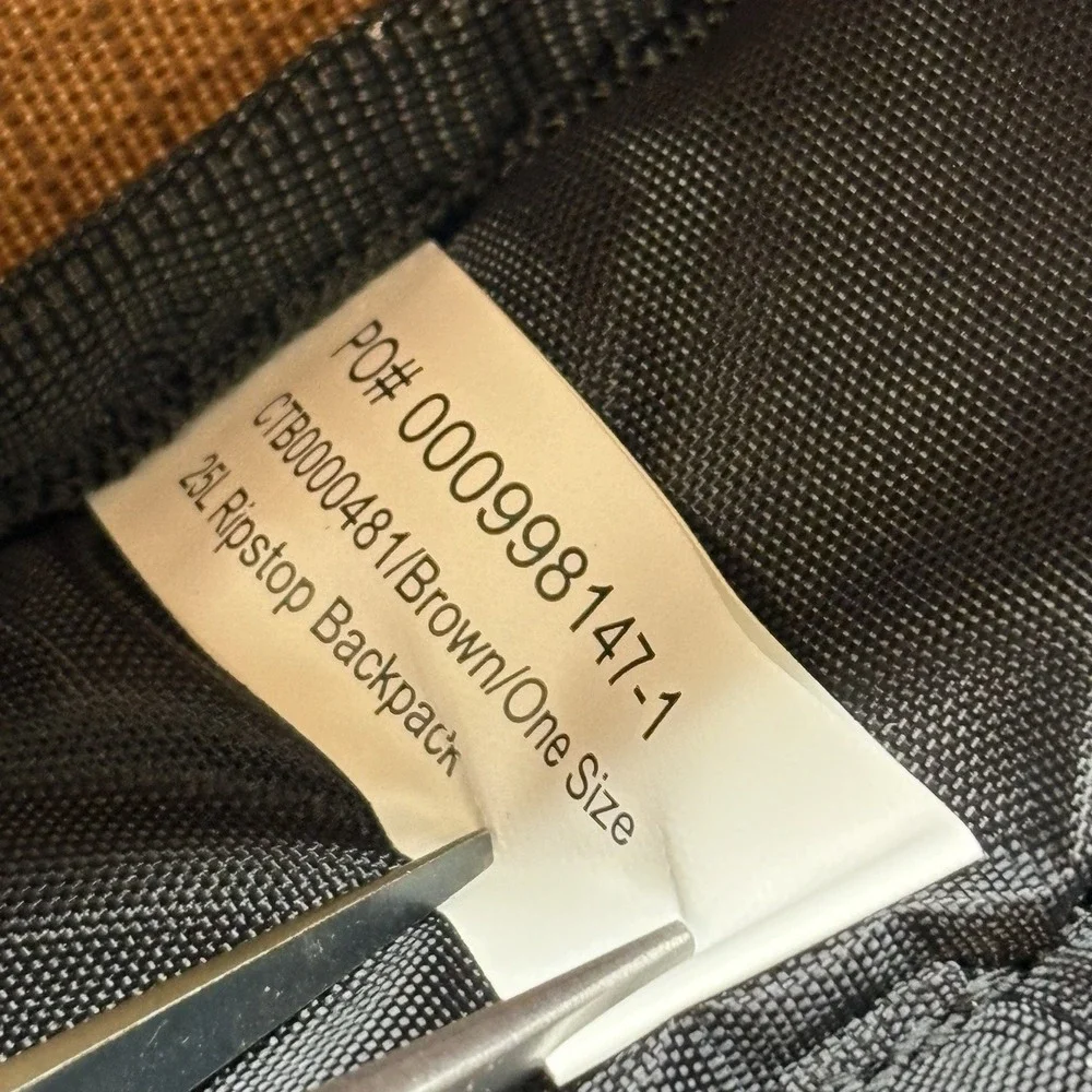 Carhartt Cargo Series 25L Daypack Backpack Cordura Ripstop Work Travel School